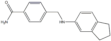 4-[(2,3-dihydro-1H-inden-5-ylamino)methyl]benzamide|