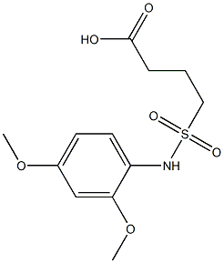 4-[(2,4-dimethoxyphenyl)sulfamoyl]butanoic acid