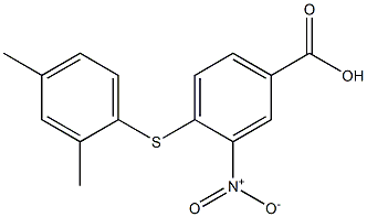 4-[(2,4-dimethylphenyl)sulfanyl]-3-nitrobenzoic acid
