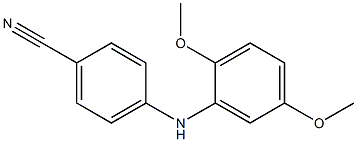 4-[(2,5-dimethoxyphenyl)amino]benzonitrile Structure