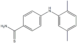 4-[(2,5-dimethylphenyl)amino]benzene-1-carbothioamide Struktur