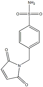 4-[(2,5-dioxo-2,5-dihydro-1H-pyrrol-1-yl)methyl]benzene-1-sulfonamide Structure