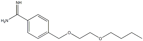 4-[(2-butoxyethoxy)methyl]benzene-1-carboximidamide 化学構造式