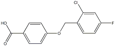 4-[(2-chloro-4-fluorophenyl)methoxy]benzoic acid