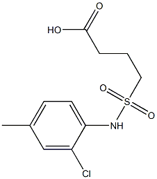 4-[(2-chloro-4-methylphenyl)sulfamoyl]butanoic acid