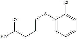 4-[(2-chlorophenyl)sulfanyl]butanoic acid Struktur