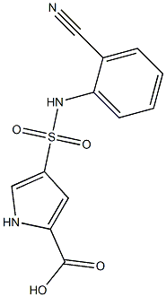  4-[(2-cyanophenyl)sulfamoyl]-1H-pyrrole-2-carboxylic acid