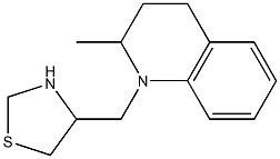  4-[(2-methyl-1,2,3,4-tetrahydroquinolin-1-yl)methyl]-1,3-thiazolidine