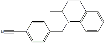 4-[(2-methyl-1,2,3,4-tetrahydroquinolin-1-yl)methyl]benzonitrile|