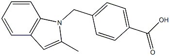 4-[(2-methyl-1H-indol-1-yl)methyl]benzoic acid