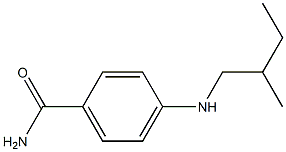 4-[(2-methylbutyl)amino]benzamide|