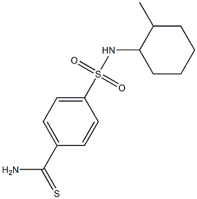 4-[(2-methylcyclohexyl)sulfamoyl]benzene-1-carbothioamide