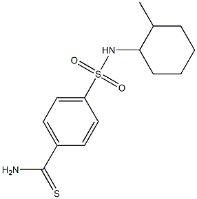 4-[(2-methylcyclohexyl)sulfamoyl]benzene-1-carbothioamide|