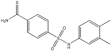 4-[(3,4-dimethylphenyl)sulfamoyl]benzene-1-carbothioamide|