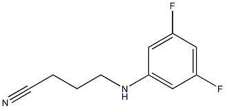 4-[(3,5-difluorophenyl)amino]butanenitrile Structure