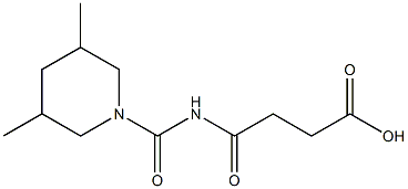  4-[(3,5-dimethylpiperidin-1-yl)carbonylamino]-4-oxobutanoic acid