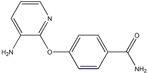 4-[(3-aminopyridin-2-yl)oxy]benzamide Struktur