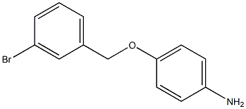 4-[(3-bromobenzyl)oxy]aniline Struktur