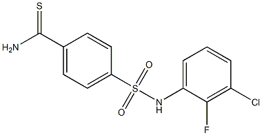  4-[(3-chloro-2-fluorophenyl)sulfamoyl]benzene-1-carbothioamide