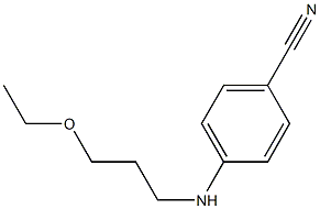 4-[(3-ethoxypropyl)amino]benzonitrile Structure