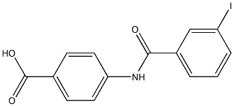 4-[(3-iodobenzene)amido]benzoic acid|