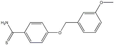 4-[(3-methoxybenzyl)oxy]benzenecarbothioamide