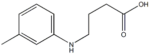 4-[(3-methylphenyl)amino]butanoic acid 结构式