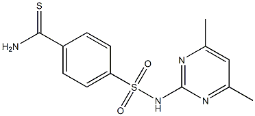  4-[(4,6-dimethylpyrimidin-2-yl)sulfamoyl]benzene-1-carbothioamide