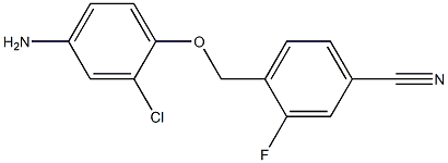 4-[(4-amino-2-chlorophenoxy)methyl]-3-fluorobenzonitrile|