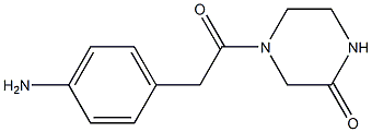 4-[(4-aminophenyl)acetyl]piperazin-2-one