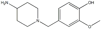 4-[(4-aminopiperidin-1-yl)methyl]-2-methoxyphenol|