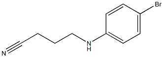 4-[(4-bromophenyl)amino]butanenitrile Struktur