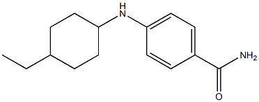 4-[(4-ethylcyclohexyl)amino]benzamide Struktur