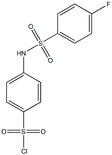  4-[(4-fluorobenzene)sulfonamido]benzene-1-sulfonyl chloride