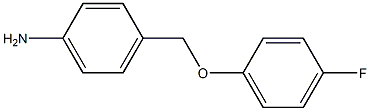 4-[(4-fluorophenoxy)methyl]aniline Structure