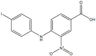 4-[(4-iodophenyl)amino]-3-nitrobenzoic acid|