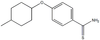  4-[(4-methylcyclohexyl)oxy]benzene-1-carbothioamide