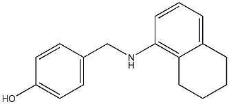 4-[(5,6,7,8-tetrahydronaphthalen-1-ylamino)methyl]phenol