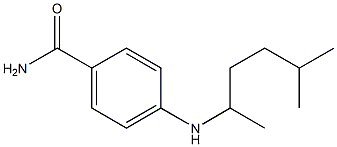 4-[(5-methylhexan-2-yl)amino]benzamide