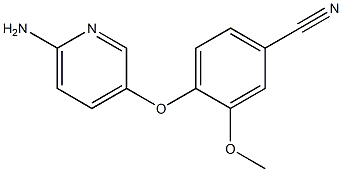 4-[(6-aminopyridin-3-yl)oxy]-3-methoxybenzonitrile