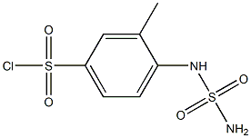 4-[(aminosulfonyl)amino]-3-methylbenzenesulfonyl chloride Structure