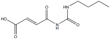 4-[(butylcarbamoyl)amino]-4-oxobut-2-enoic acid,,结构式