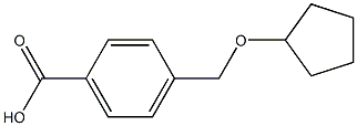 4-[(cyclopentyloxy)methyl]benzoic acid|