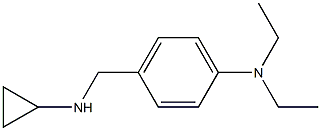 4-[(cyclopropylamino)methyl]-N,N-diethylaniline,313535-59-0,结构式