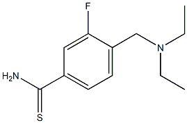 4-[(diethylamino)methyl]-3-fluorobenzenecarbothioamide