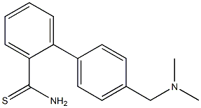 4'-[(dimethylamino)methyl]-1,1'-biphenyl-2-carbothioamide 结构式