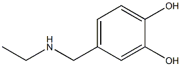 4-[(ethylamino)methyl]benzene-1,2-diol Struktur