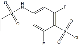 4-[(ethylsulfonyl)amino]-2,6-difluorobenzenesulfonyl chloride