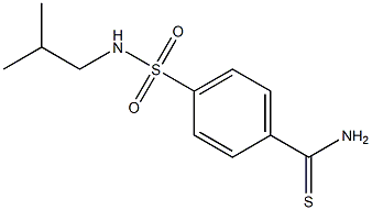 4-[(isobutylamino)sulfonyl]benzenecarbothioamide|