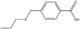 4-[(propylsulfanyl)methyl]benzoic acid